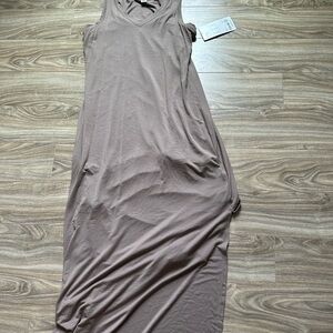 ATHLETA New With Tags Santorini Maxi Dress XS Beige Brown Taupe